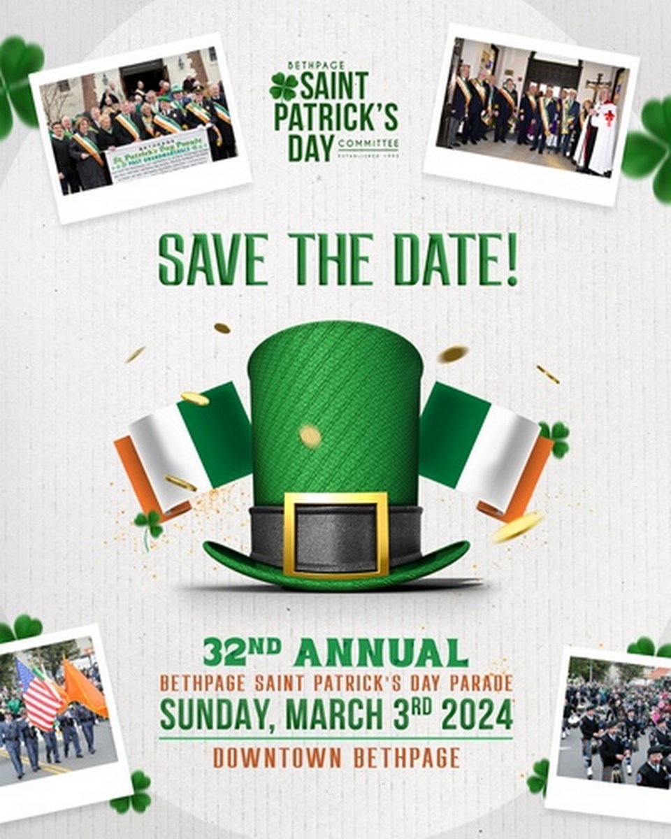 Bethpage St. Patrick's Day Parade 2024 Mar 3, 2024